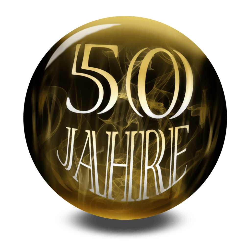 50 Years emblem - How to Build Wealth After 50